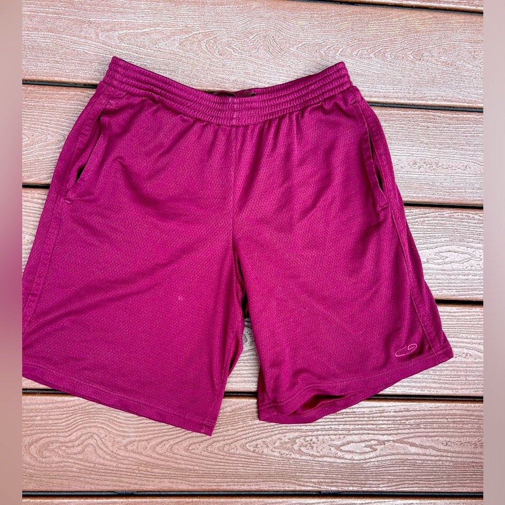 champion maroon shorts
